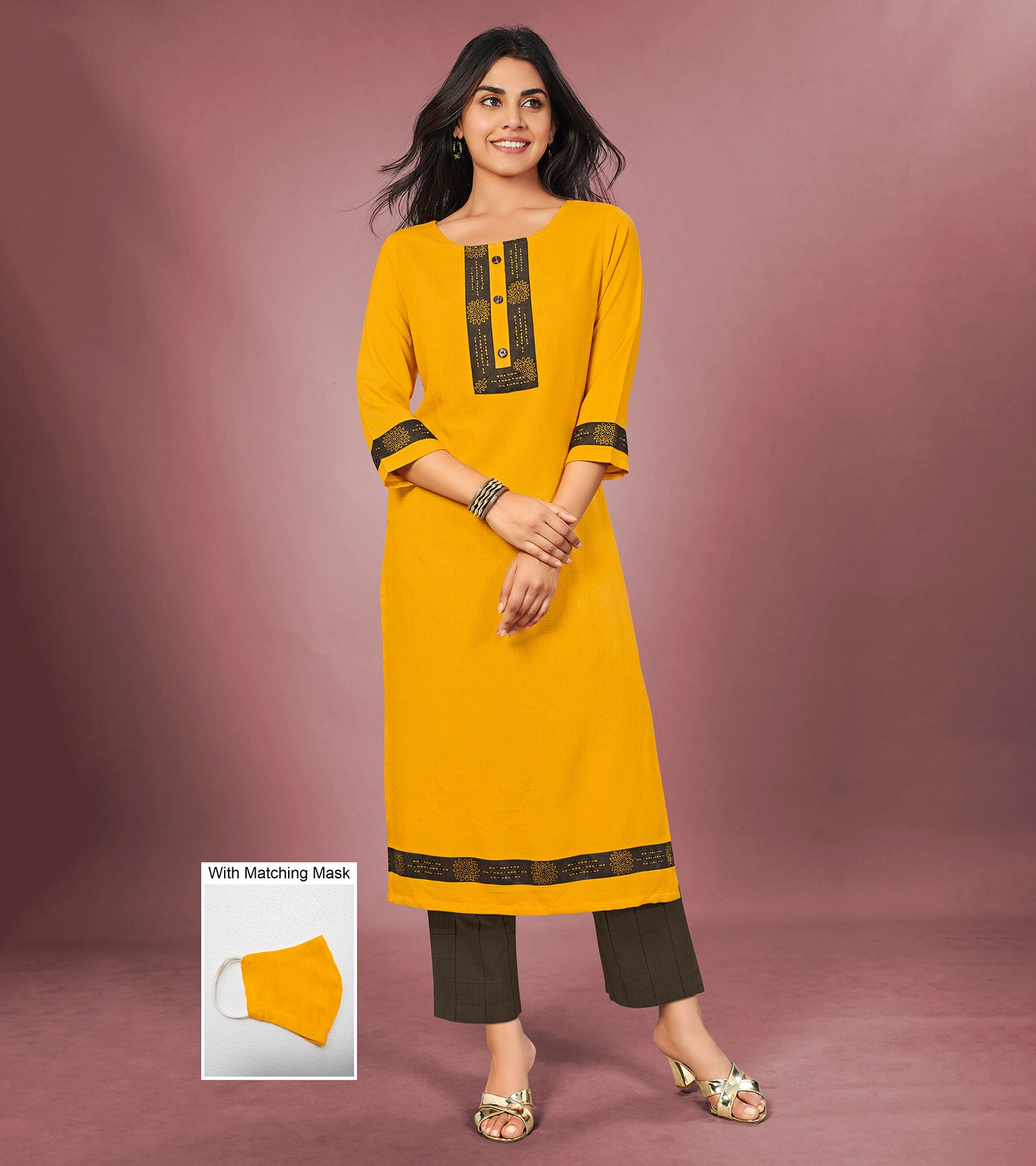 Buy Mustard Yellow Kurtas for Women by AVAASA MIX N' MATCH Online | Ethnic  outfits, Women, Dress